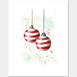 Christmas bauble Posters and Art